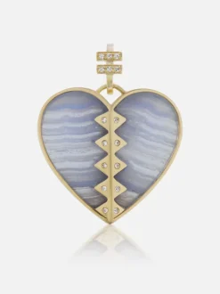 Chalcedony Heart to benefit Futures Without Violence