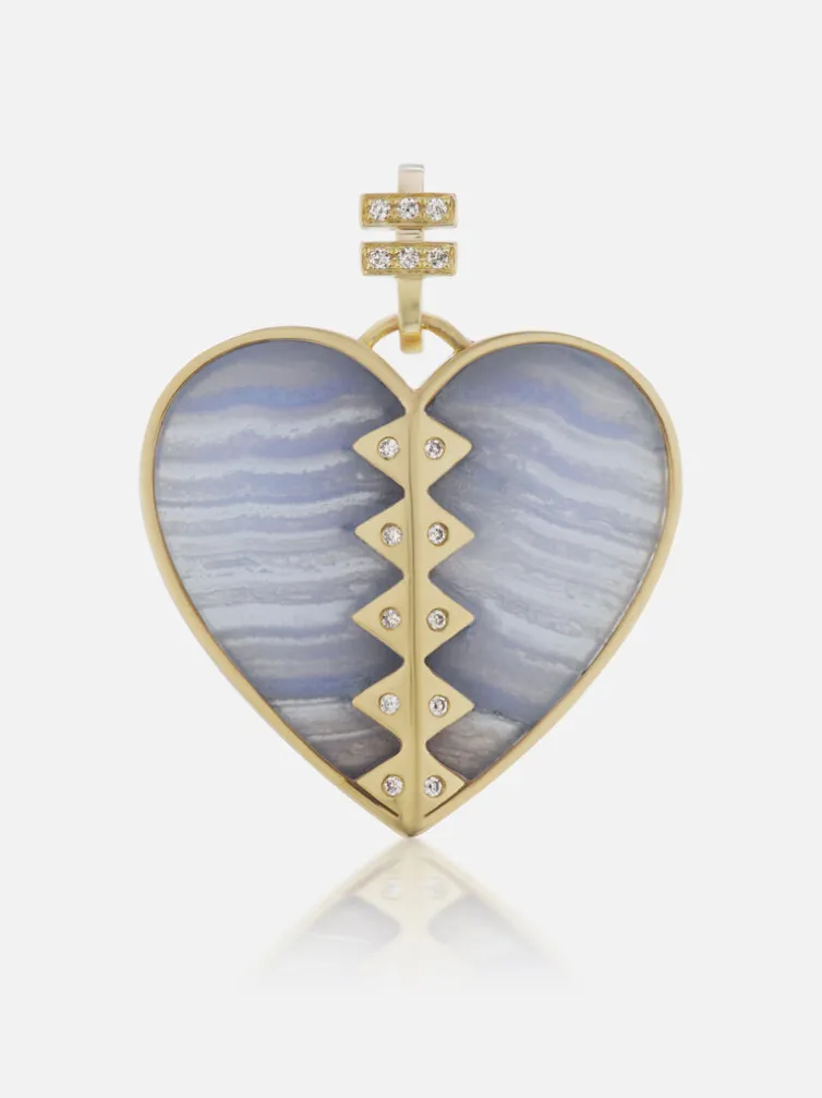 Chalcedony Heart to benefit Futures Without Violence