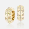 Chubby Talisman Hoop Earrings