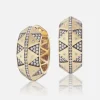 Chubby Talisman Hoop Earrings