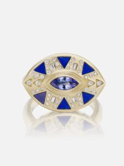 Cleopatra's Eye Cocktail Ring