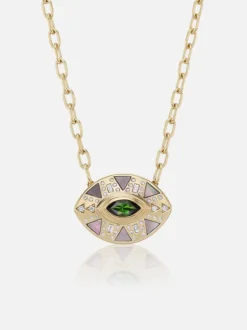 Cleopatra's Eye Pendant Necklace