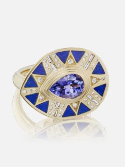 Cleopatra's Tear Cocktail Ring