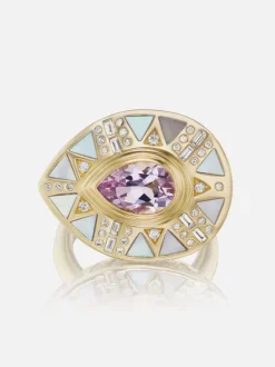 Cleopatra's Tear Cocktail Ring