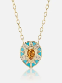 Cleopatra's Tear Pendant Necklace