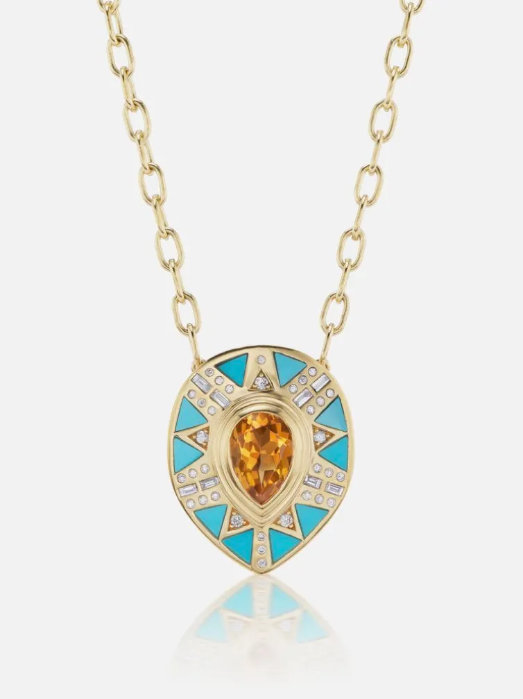 Cleopatra's Tear Pendant Necklace