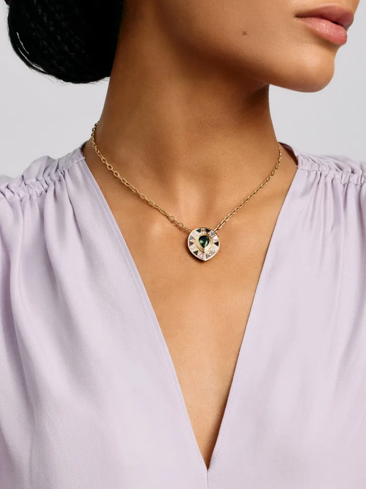 Cleopatra's Tear Pendant Necklace