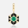 Evil Eye Charm Pendant Emerald