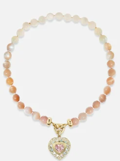 Garnet and Moonstone Necklace