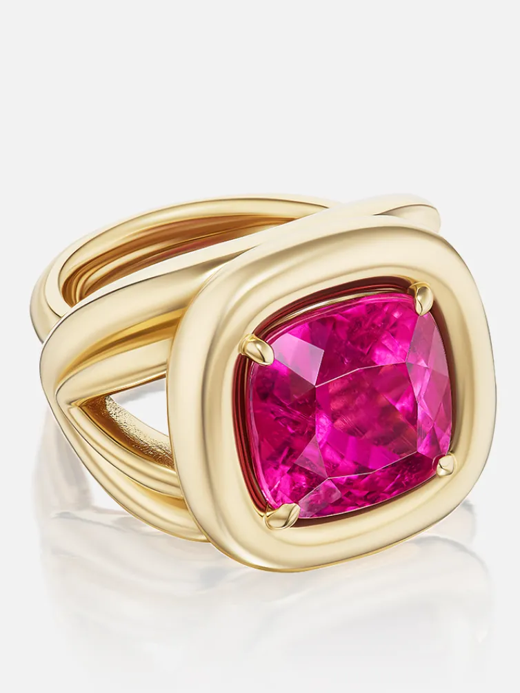 Giza Cocktail Ring Rubellite
