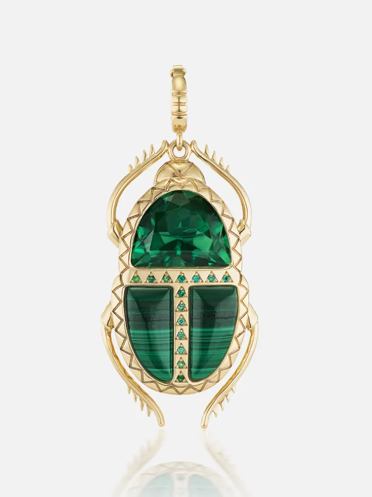 Green Scarab Pendant