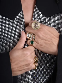 Harwell Godfrey x Ashley Longshore Press for Champagne Ring