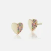 Heart Stud Earrings