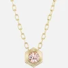 Hexed Morganite Pendant Necklace