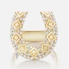 Horseshoe Diamond Ring