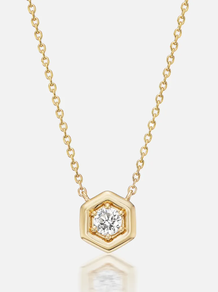 Hubba Pendant Necklace Diamond