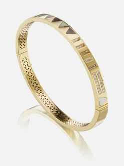 Juju Bangle - Triangle Inlay