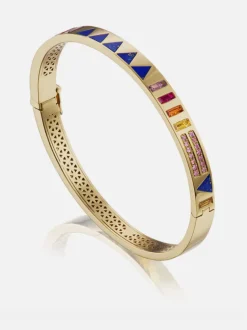 Juju Bangle - Triangle Inlay