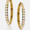 Knife Edge Hoop Earrings