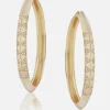 Knife Edge Hoop Earrings