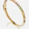 Knife Edge Rainbow Bangle