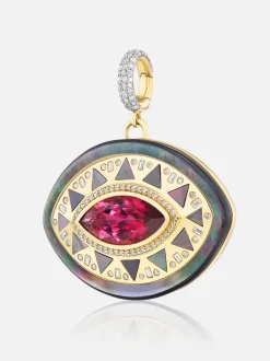 Major Cleopatra's Eye Pendant Rubellite