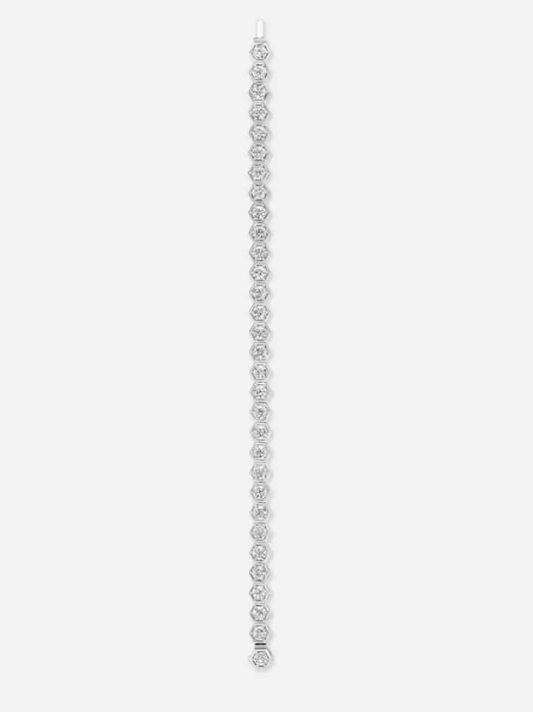 Major Diamond Tennis Bracelet Platinum