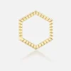 Major Engraved Gold Hexagon Foundation