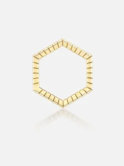 Major Engraved Gold Hexagon Foundation