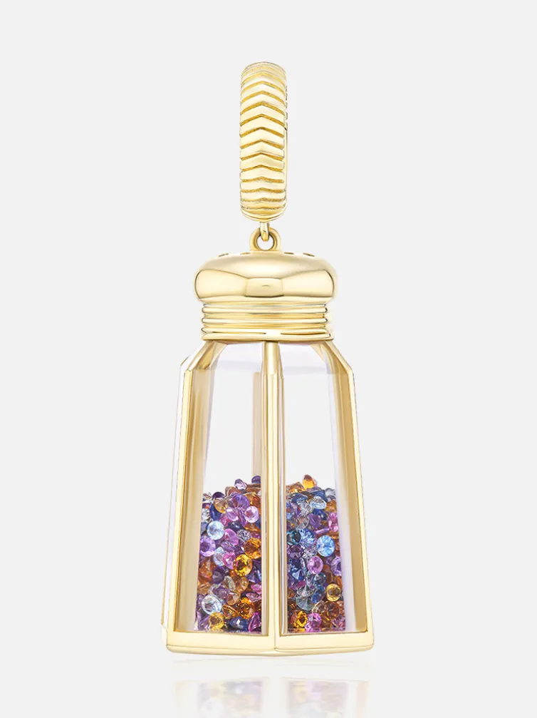 Major Lucky Salt Shaker Charm Pendant