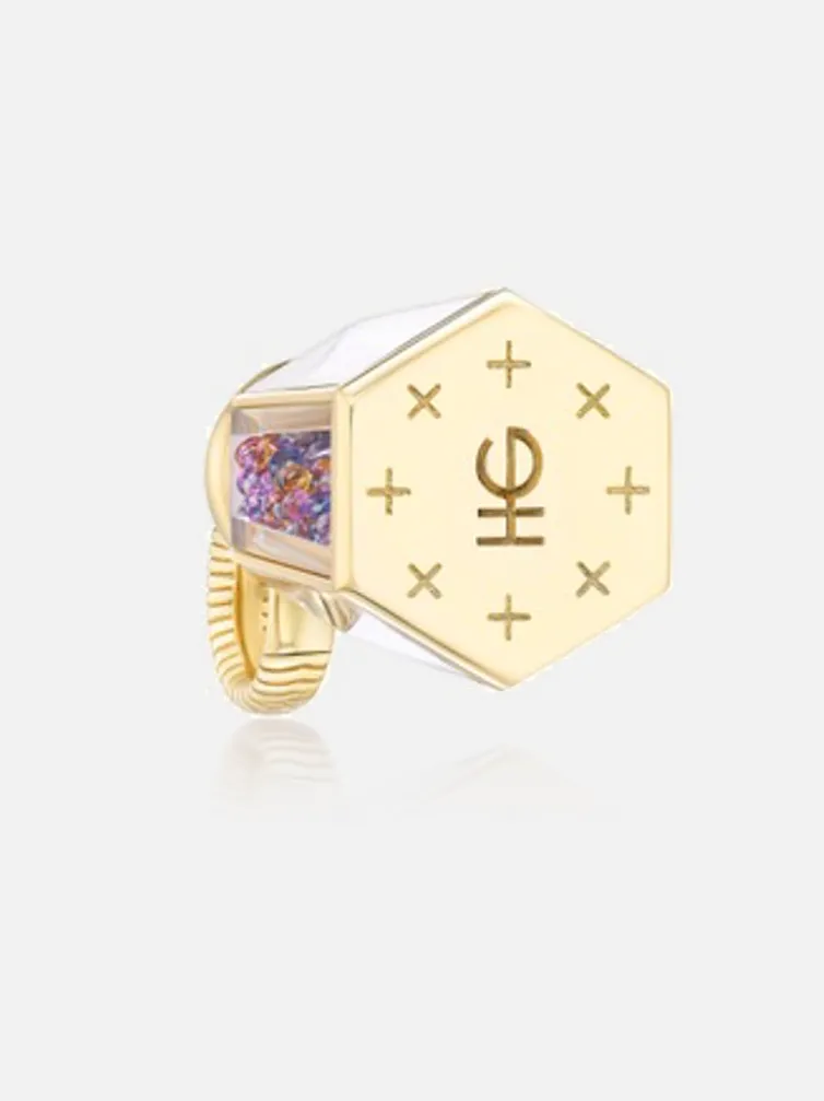 Major Lucky Salt Shaker Charm Pendant