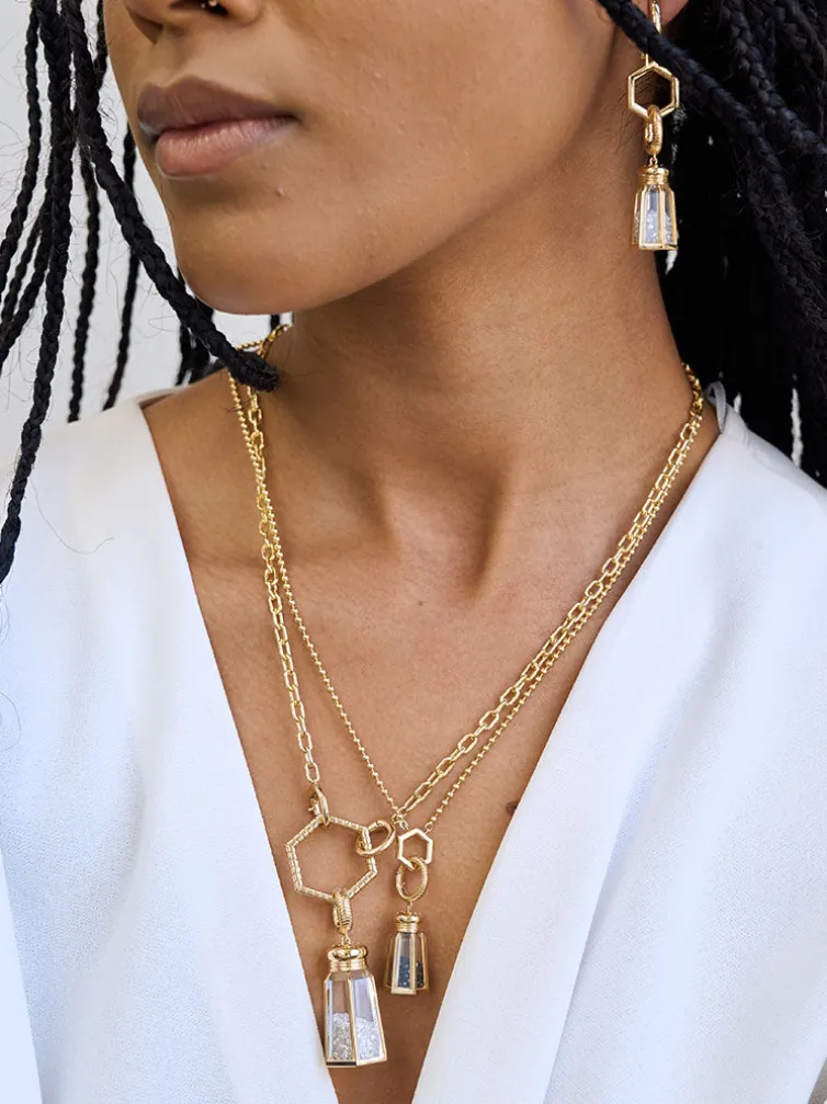 Major Lucky Salt Shaker Charm Pendant
