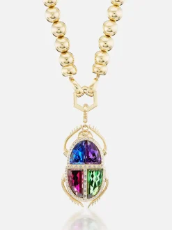 Major Scarab Pendant Multi-Color