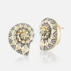 Major Shell Button Earrings