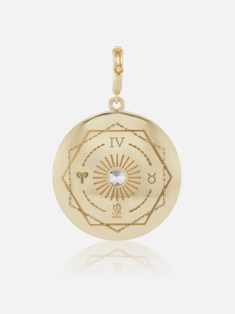 Major Sun Sign Medallion Pendant Months