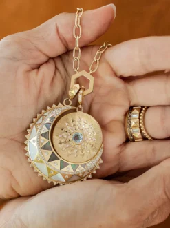 Major Sun Sign Medallion Pendant