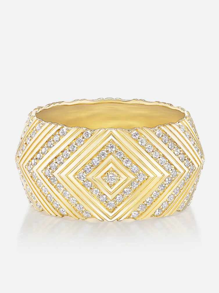 Masego Knife Edge Cigar Band Diamond