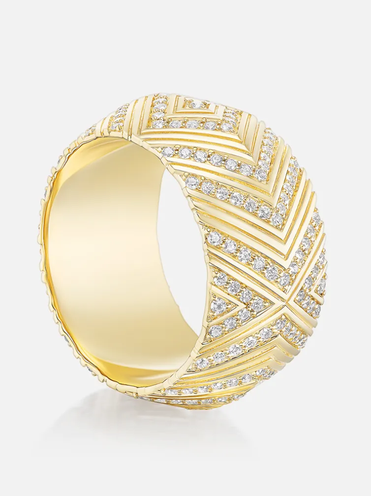 Masego Knife Edge Cigar Band Diamond