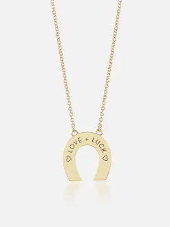 Mini Horseshoe Pendant Necklace