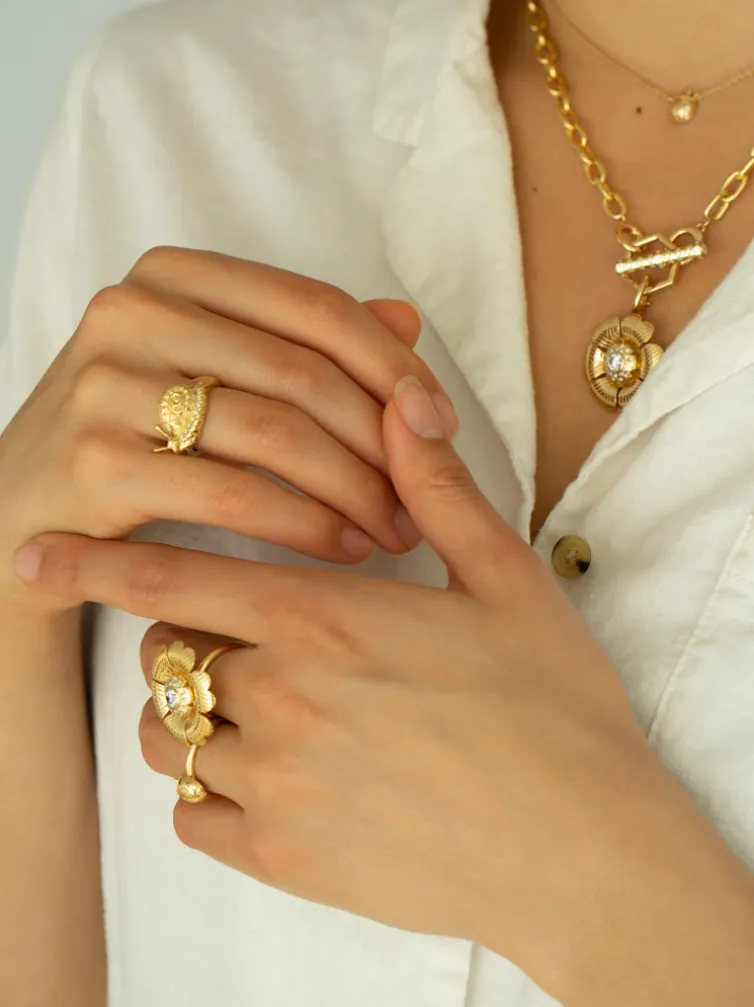 Mini Snail Ring