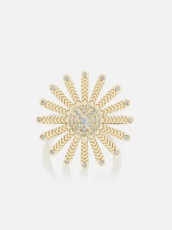 Mini Sunflower Ring Diamond