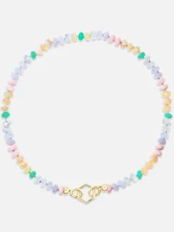 18" Open Bail Pastel Bead Foundation Necklace