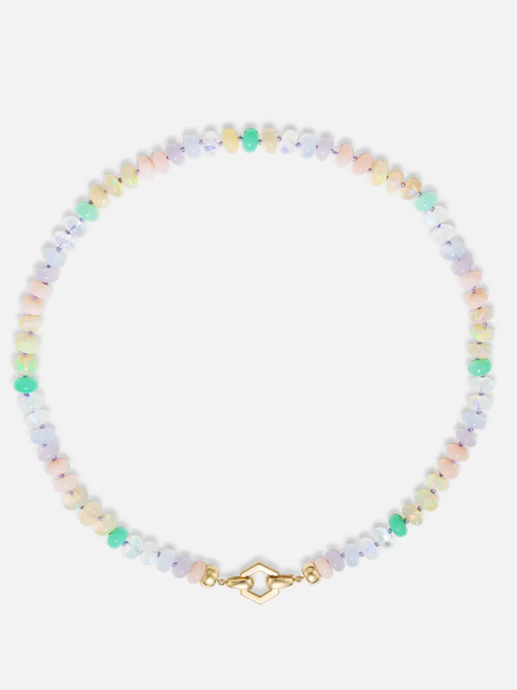 18" Pastel Bead Foundation Necklace