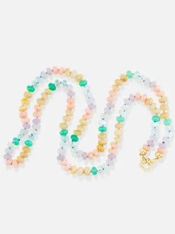 32" Pastel Bead Foundation Necklace