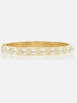 Pearl Cabochon Bangle