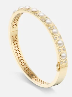 Pearl Cabochon Bangle