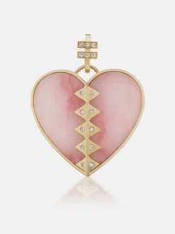 Pink Opal Heart to Benefit Every Mother Counts