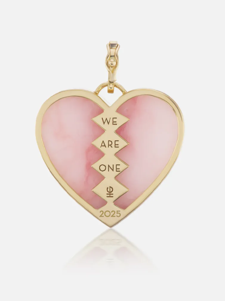 Pink Opal Heart to Benefit Every Mother Counts