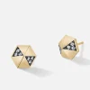 Pyramid Stud Earrings