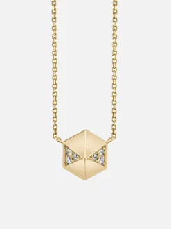 Pyramid Stud Necklace